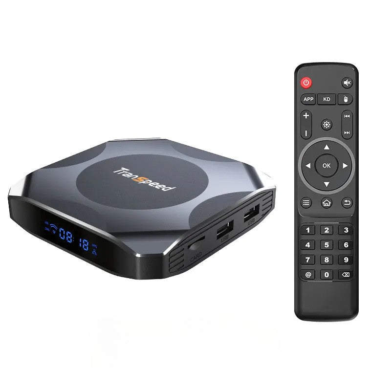 Transpeed AV1 Android 11 Amlogic S905W2 TV Box 2.4G&5.8G Wifi BT5.0 32G 64G  Media Player 4K 3D fast Set top box - Multimedia Projectors
